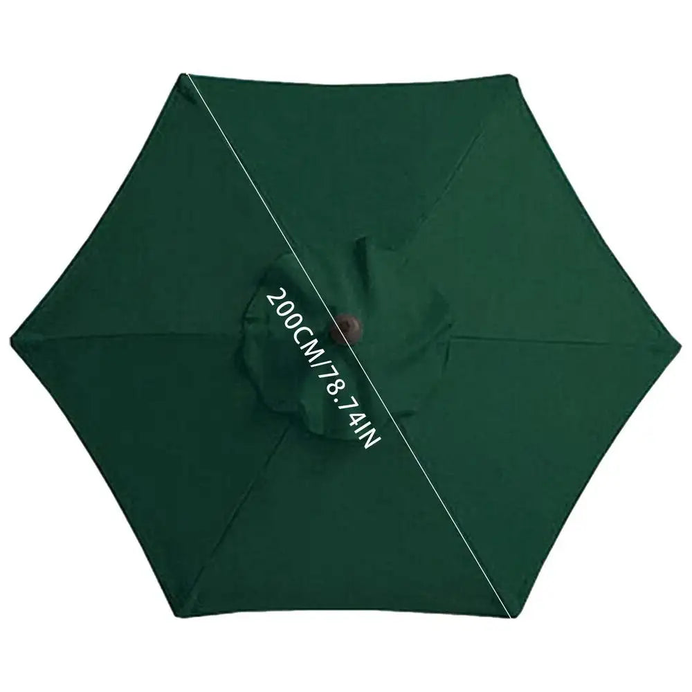 A durable patio umbrella replacement canopy made from high-quality, weather-resistant fabric. Designed to fit standard umbrella frames, it provides effective protection against sun and rain, enhancing the longevity and appearance of outdoor spaces