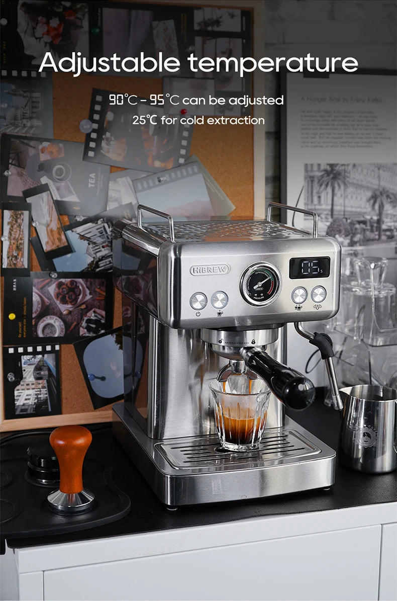An automatic espresso coffee machine designed for ease of use, featuring a sleek modern design, programmable settings for brewing espresso, and a built-in grinder for fresh coffee grounds.