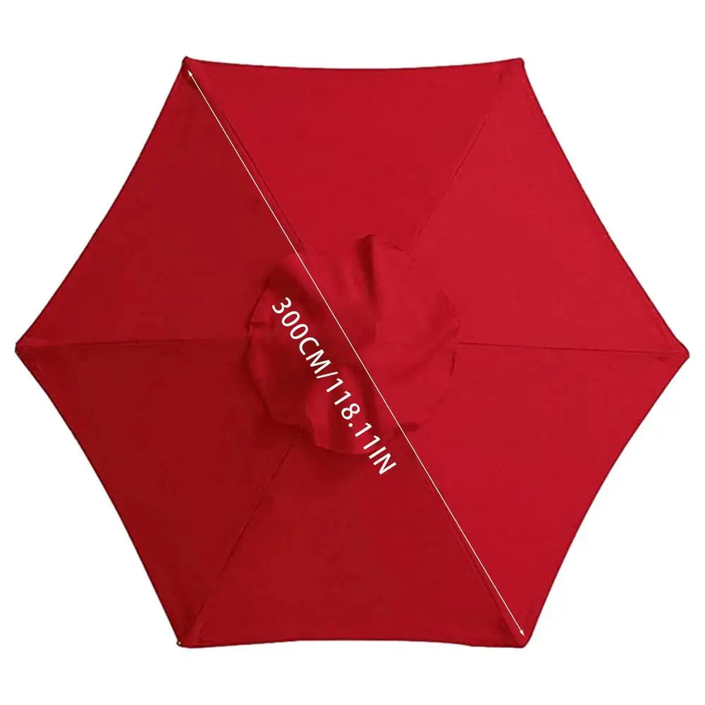 A durable patio umbrella replacement canopy made from high-quality, weather-resistant fabric. Designed to fit standard umbrella frames, it provides effective protection against sun and rain, enhancing the longevity and appearance of outdoor spaces