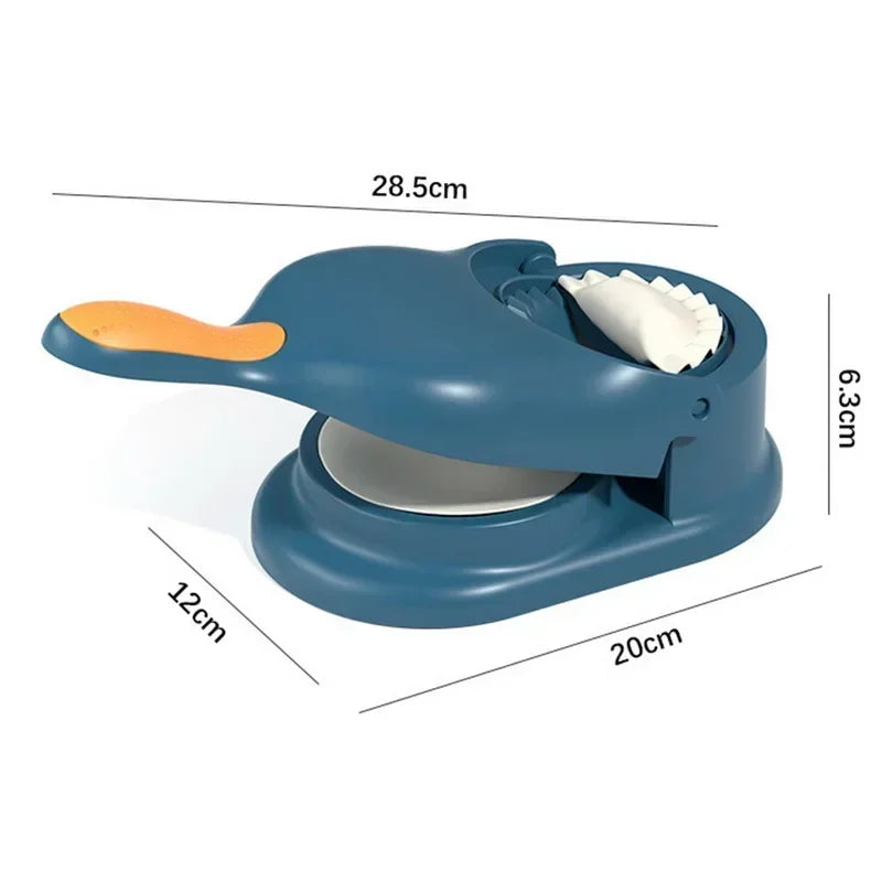 A dumpling maker, also known as a dumpling press or mold, is a kitchen tool designed to simplify the process of making dumplings by shaping and sealing them efficiently. These tools come in various designs, including manual presses, electric machines, and molds in different shapes and sizes, catering to diverse culinary needs