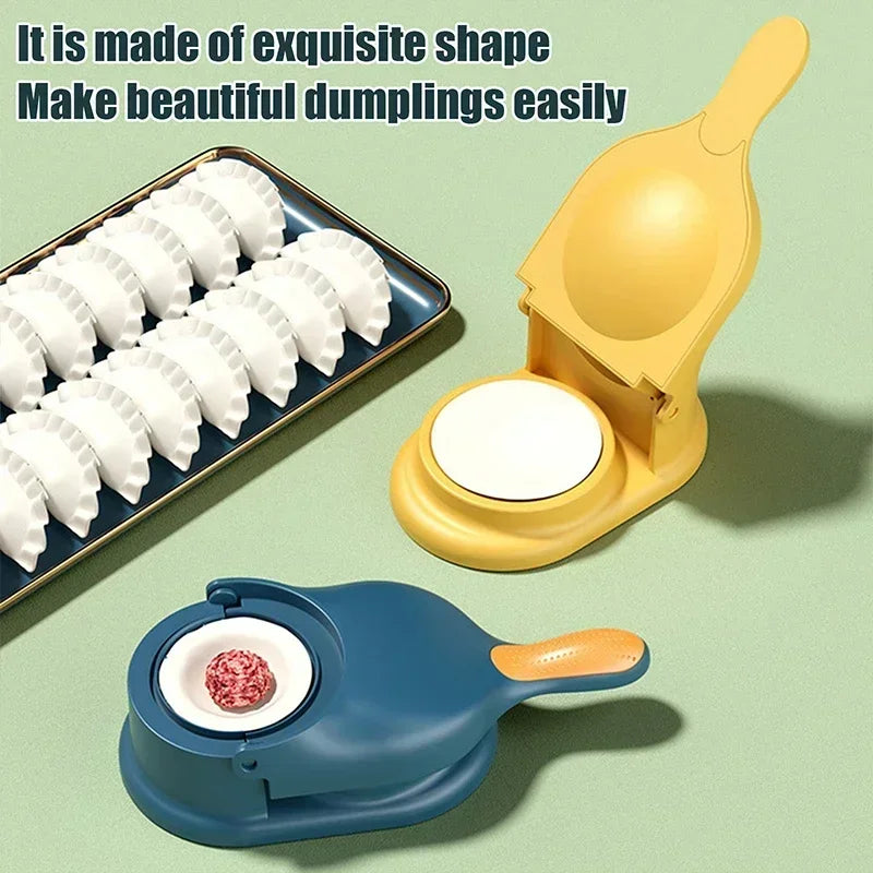 A dumpling maker, also known as a dumpling press or mold, is a kitchen tool designed to simplify the process of making dumplings by shaping and sealing them efficiently. These tools come in various designs, including manual presses, electric machines, and molds in different shapes and sizes, catering to diverse culinary needs