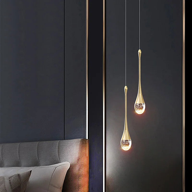 A modern luxury crystal pendant lamp featuring elegant crystal elements suspended from a sleek, contemporary fixture. Designed to add sophistication and glamour to any space, this lamp combines high-quality materials with innovative design, making it a striking focal point in both modern and traditional interiors