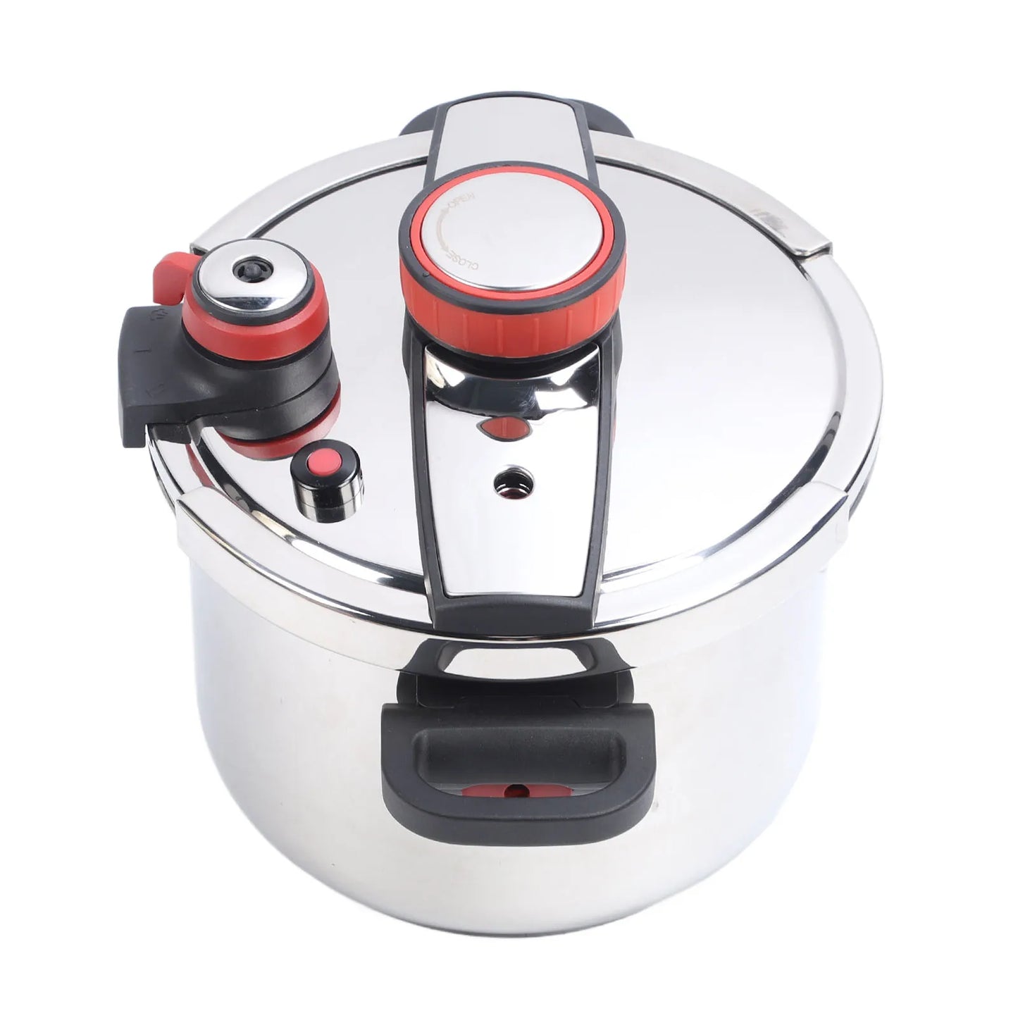 A pressure cooker is a kitchen appliance that uses steam and high pressure to cook food quickly, preserving nutrients and flavors. Modern pressure cookers come in various sizes and styles, including stovetop and electric models.