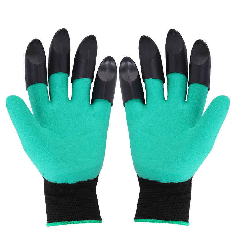 Guantes de goma para jardinería