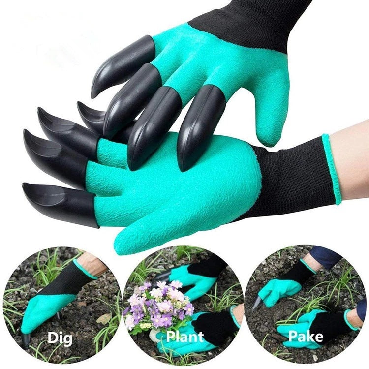 Guantes de goma para jardinería