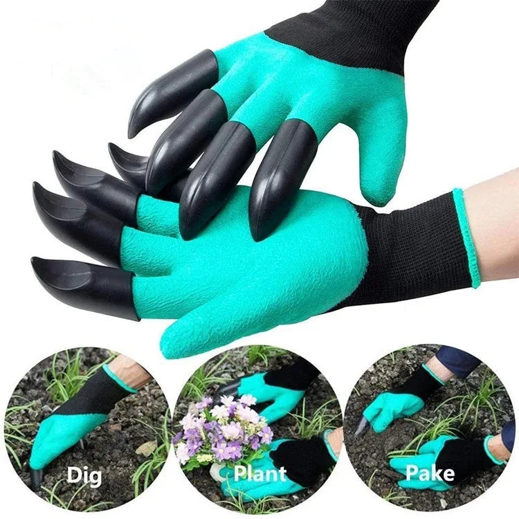 Guantes de goma para jardinería
