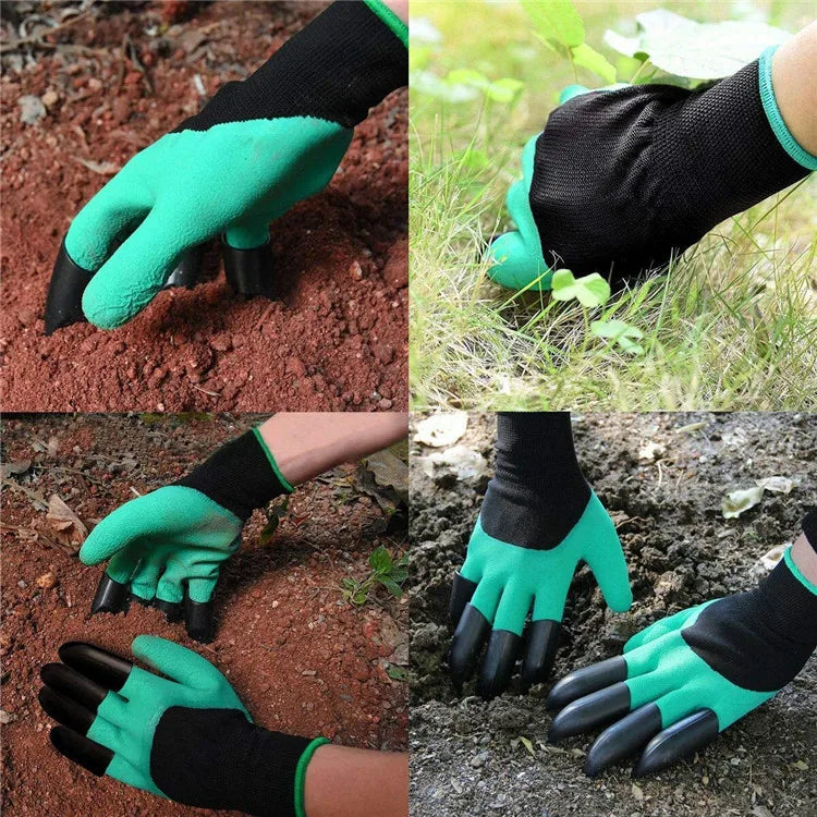 Guantes de goma para jardinería