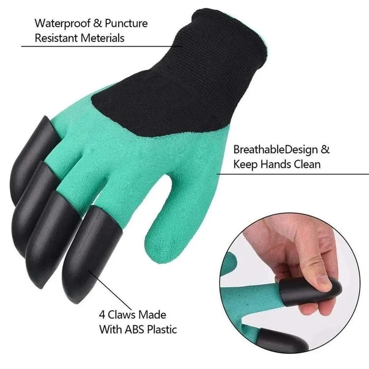 Guantes de goma para jardinería