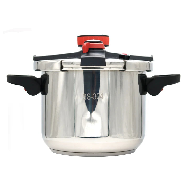 A pressure cooker is a kitchen appliance that uses steam and high pressure to cook food quickly, preserving nutrients and flavors. Modern pressure cookers come in various sizes and styles, including stovetop and electric models.