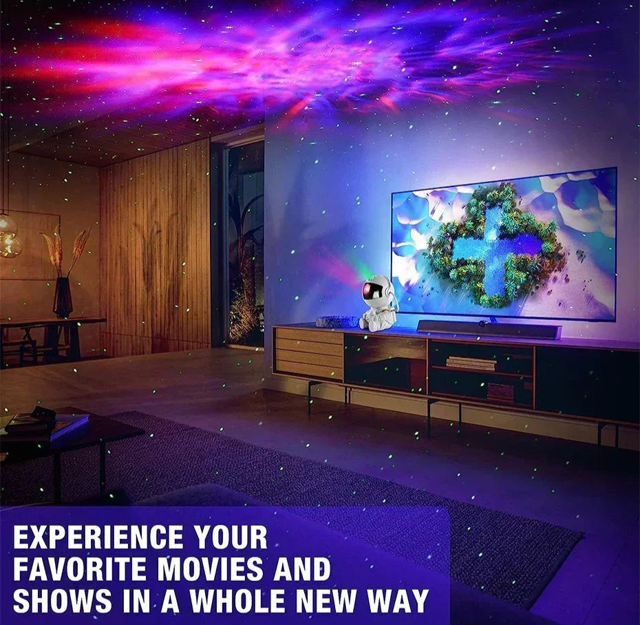 Galaxy Star Light Starry Protectors, a set of LED lights that create a mesmerizing starry sky effect, perfect for illuminating bedrooms or living spaces. These lights are designed to project stars onto the walls and ceiling, offering a peaceful, celestial ambiance.