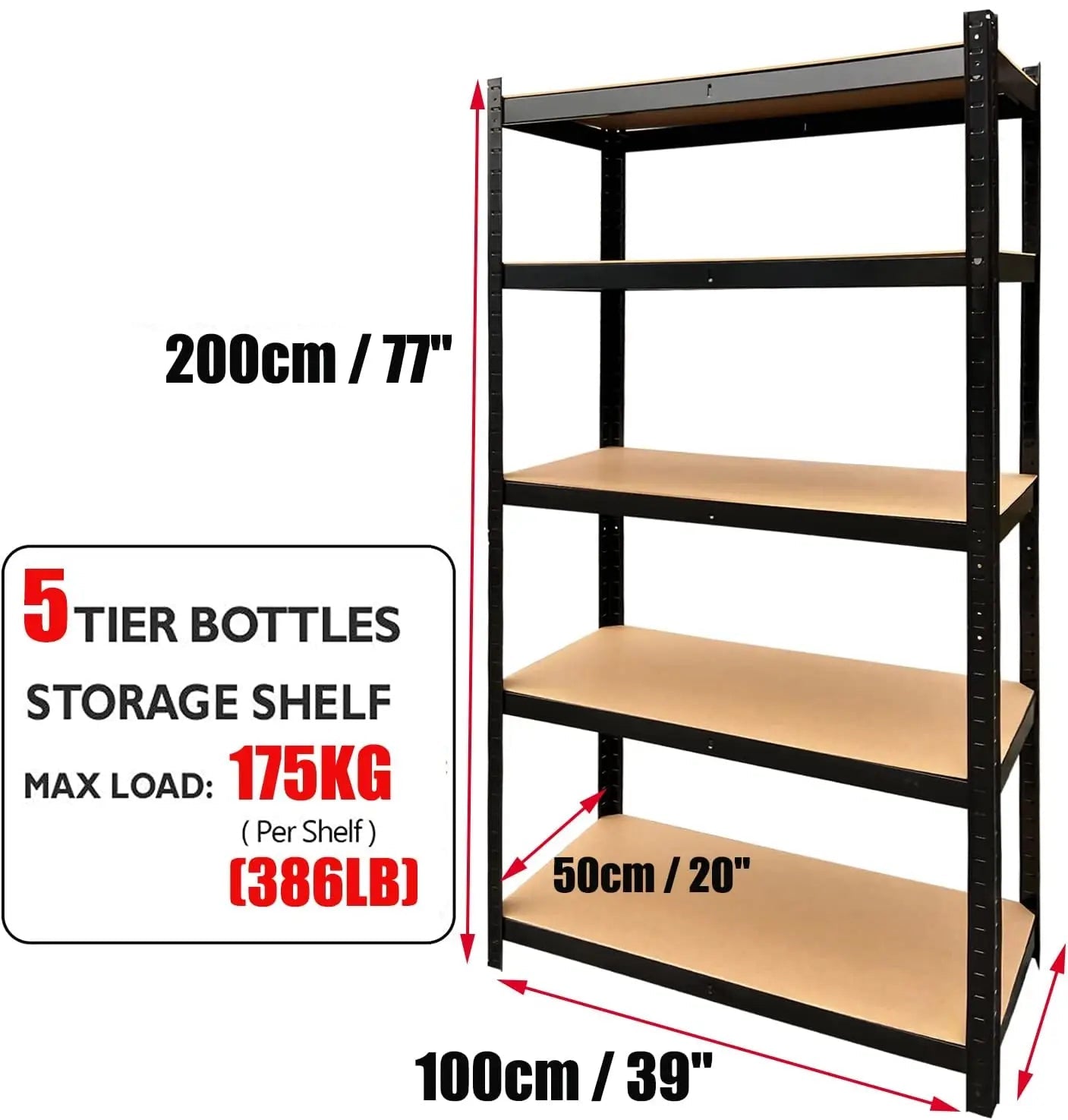 A versatile shelving unit featuring multiple adjustable shelves, crafted from durable materials to provide ample storage and display space for various items in homes, offices, or retail environments.