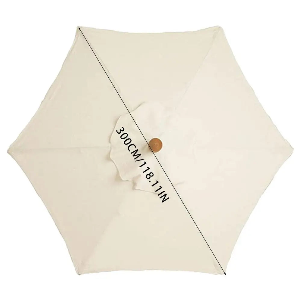 A durable patio umbrella replacement canopy made from high-quality, weather-resistant fabric. Designed to fit standard umbrella frames, it provides effective protection against sun and rain, enhancing the longevity and appearance of outdoor spaces
