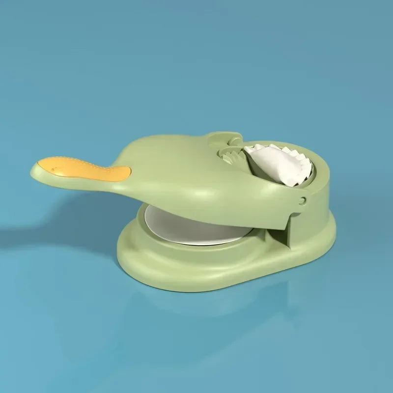 A dumpling maker, also known as a dumpling press or mold, is a kitchen tool designed to simplify the process of making dumplings by shaping and sealing them efficiently. These tools come in various designs, including manual presses, electric machines, and molds in different shapes and sizes, catering to diverse culinary needs