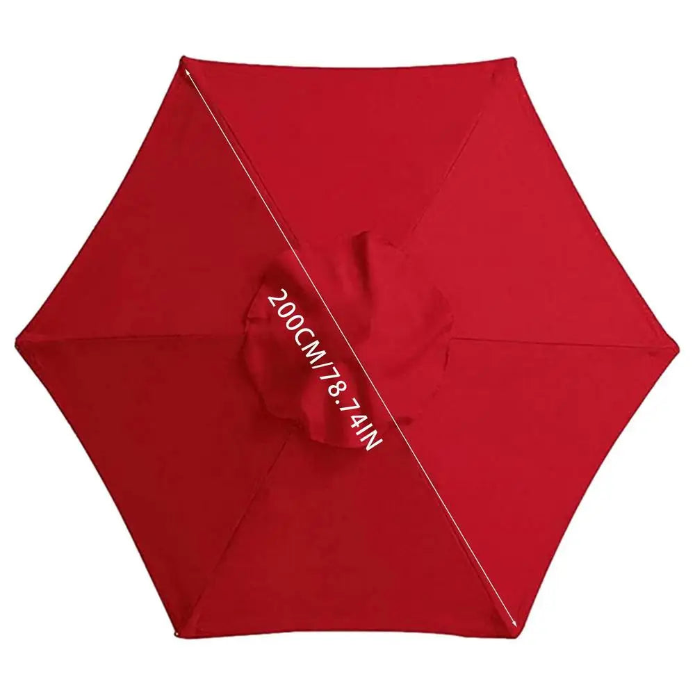A durable patio umbrella replacement canopy made from high-quality, weather-resistant fabric. Designed to fit standard umbrella frames, it provides effective protection against sun and rain, enhancing the longevity and appearance of outdoor spaces