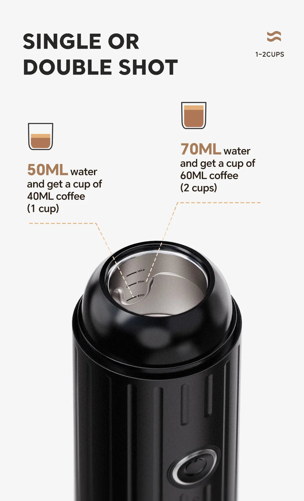A portable espresso machine is a compact device designed to brew high-quality espresso shots on the go, making it ideal for travel, camping, or office use