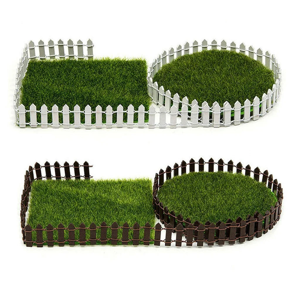 Mini valla de madera decorativa