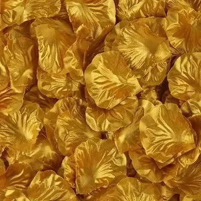 Pétalos de rosa artificiales falsos