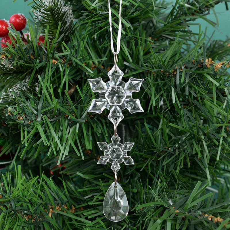 Simulación de colgantes de hielo para Navidad