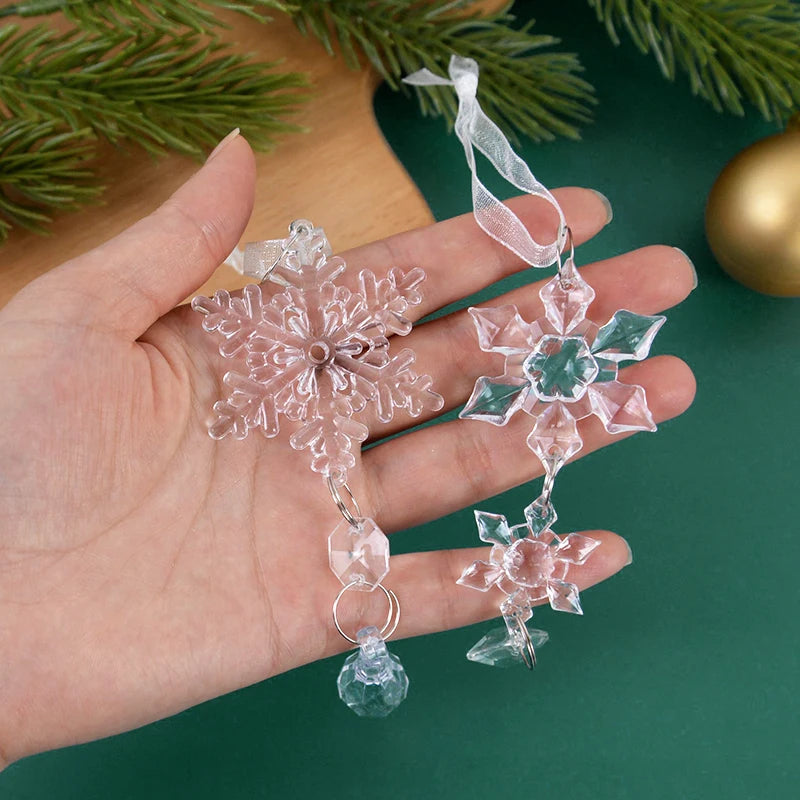 Simulación de colgantes de hielo para Navidad
