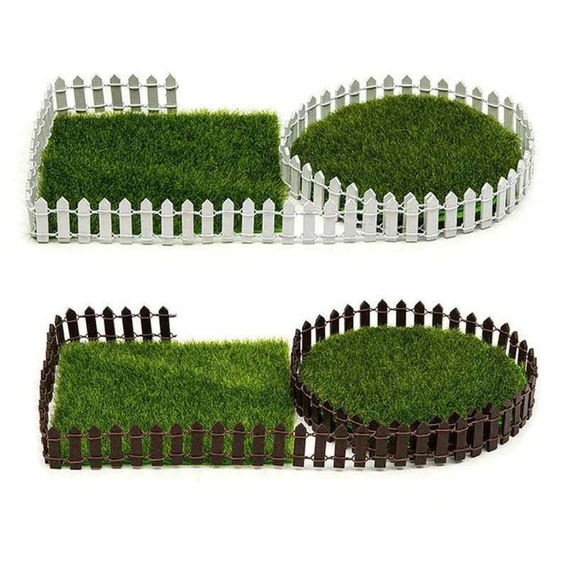 Mini valla de madera decorativa