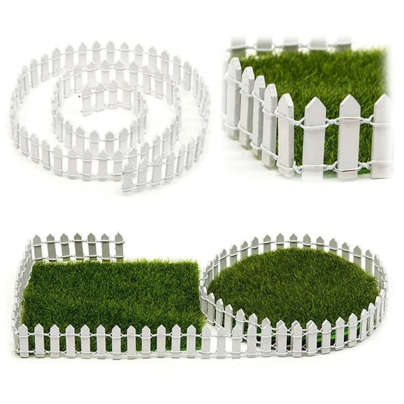 Mini valla de madera decorativa