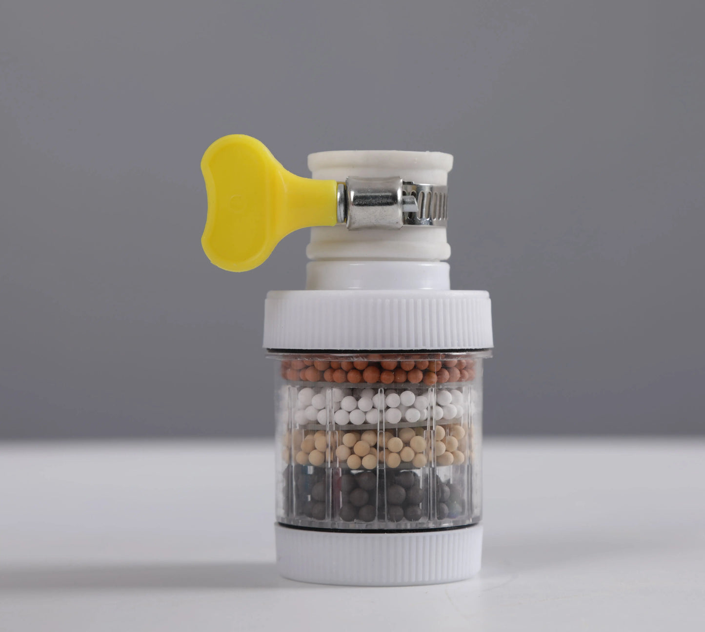 Water faucet filter with a compact design, easy installation, and advanced filtration system for cleaner, healthier drinking water