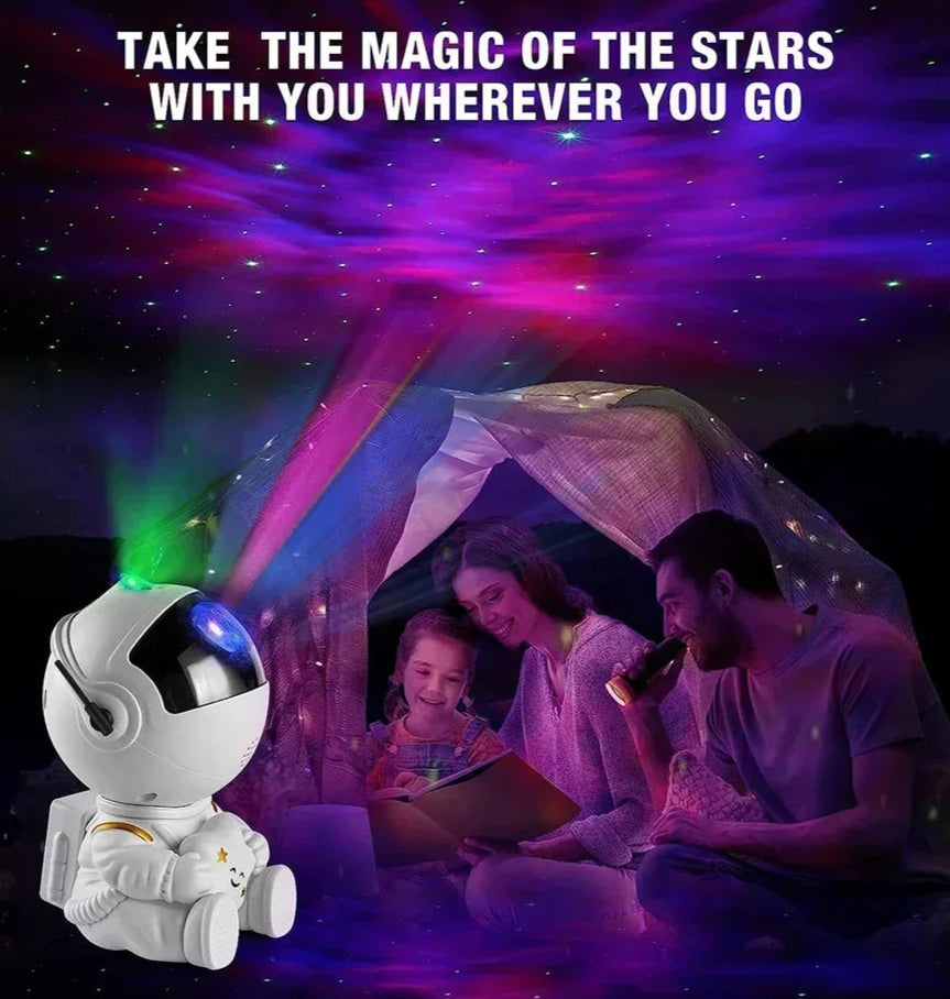 Galaxy Star Light Starry Protectors, a set of LED lights that create a mesmerizing starry sky effect, perfect for illuminating bedrooms or living spaces. These lights are designed to project stars onto the walls and ceiling, offering a peaceful, celestial ambiance.