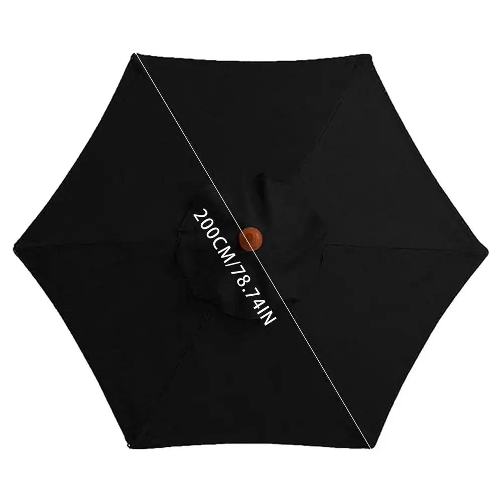 A durable patio umbrella replacement canopy made from high-quality, weather-resistant fabric. Designed to fit standard umbrella frames, it provides effective protection against sun and rain, enhancing the longevity and appearance of outdoor spaces