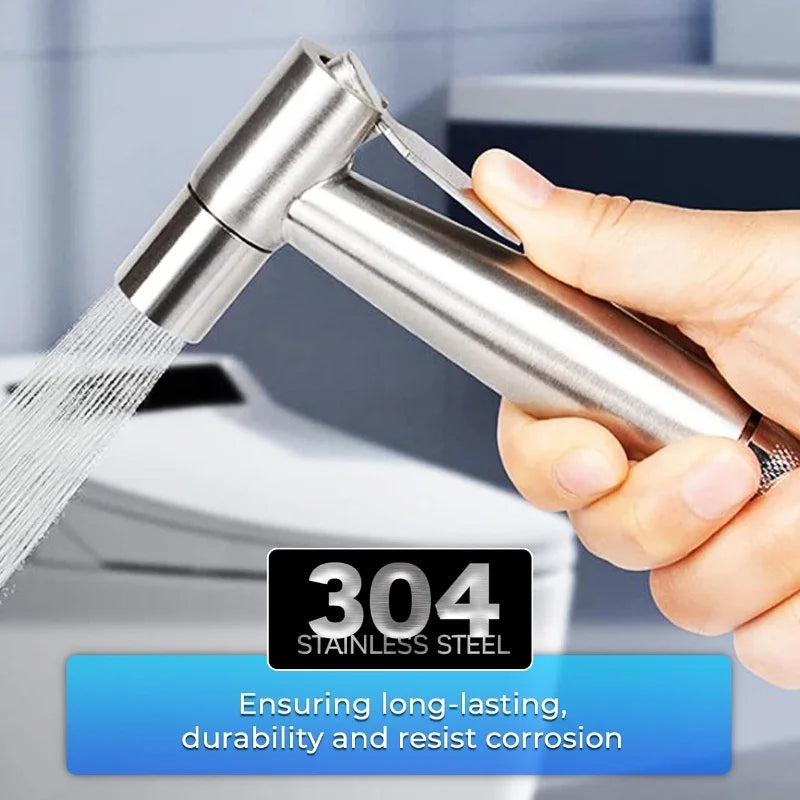 Handheld Bidet Sprayer Suitable for Toilet Adjustable Water Pressure Jet Sprayer, Suitable for Female Washing Bidet Accessories