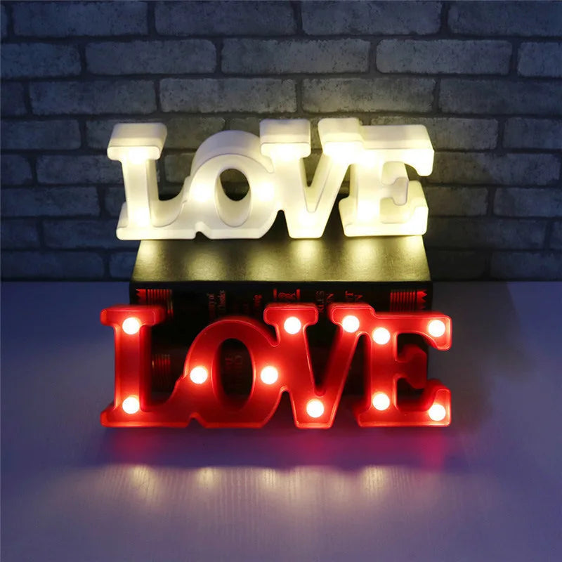 Personalized love lamp