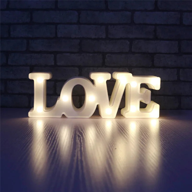 Personalized love lamp