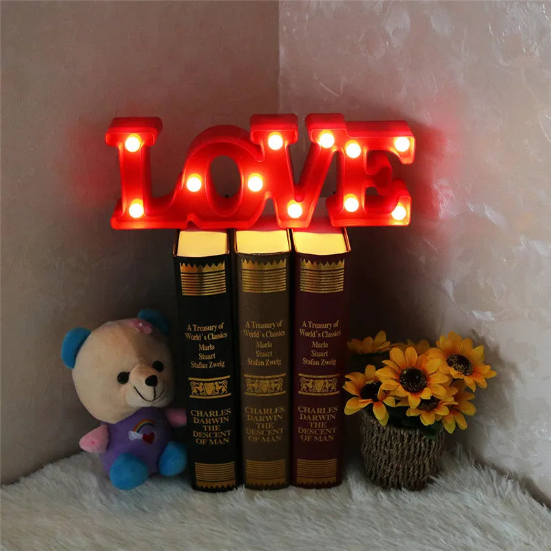 Personalized love lamp