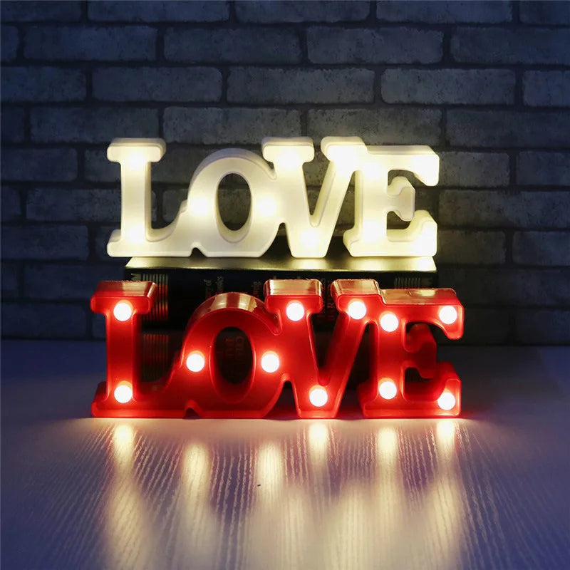 Personalized love lamp