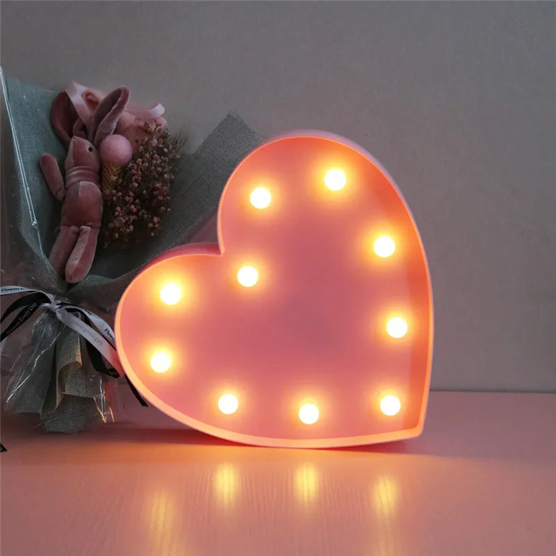 Personalized love lamp