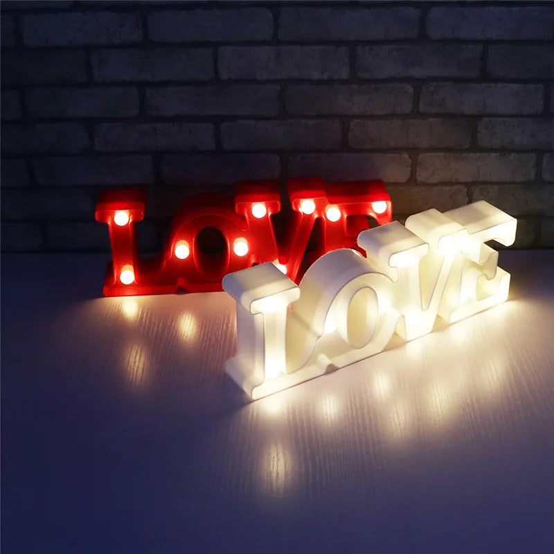 Personalized love lamp