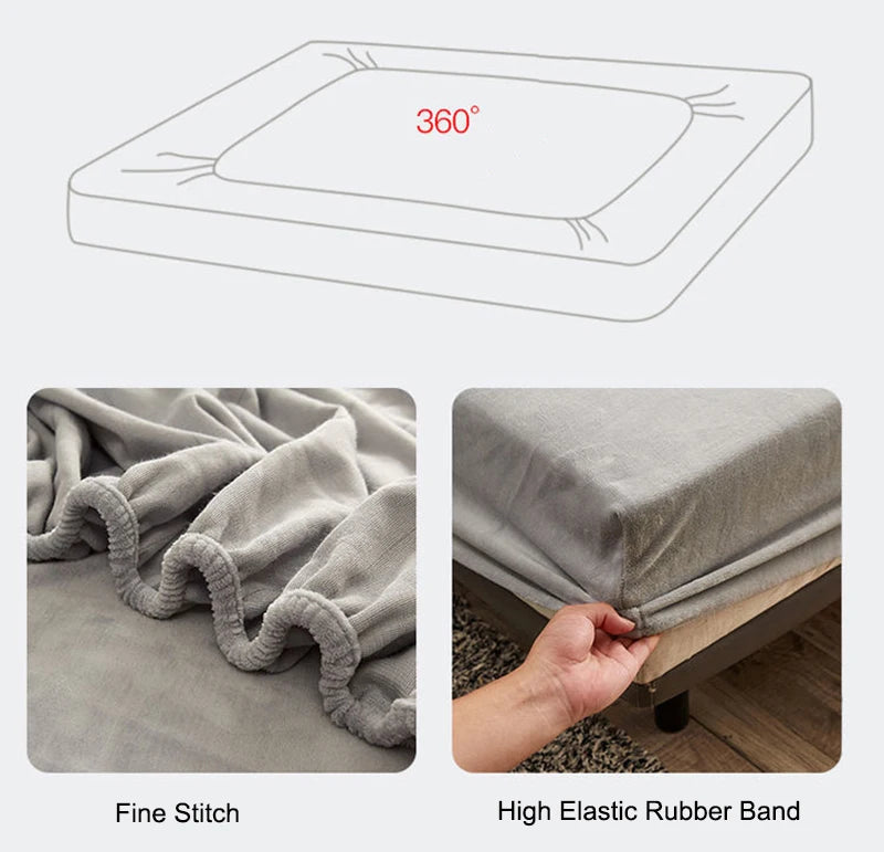 Fitted Sheet Elastic Mattress cover