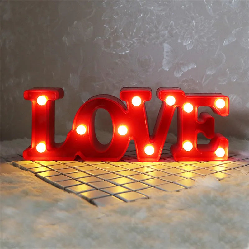 Personalized love lamp