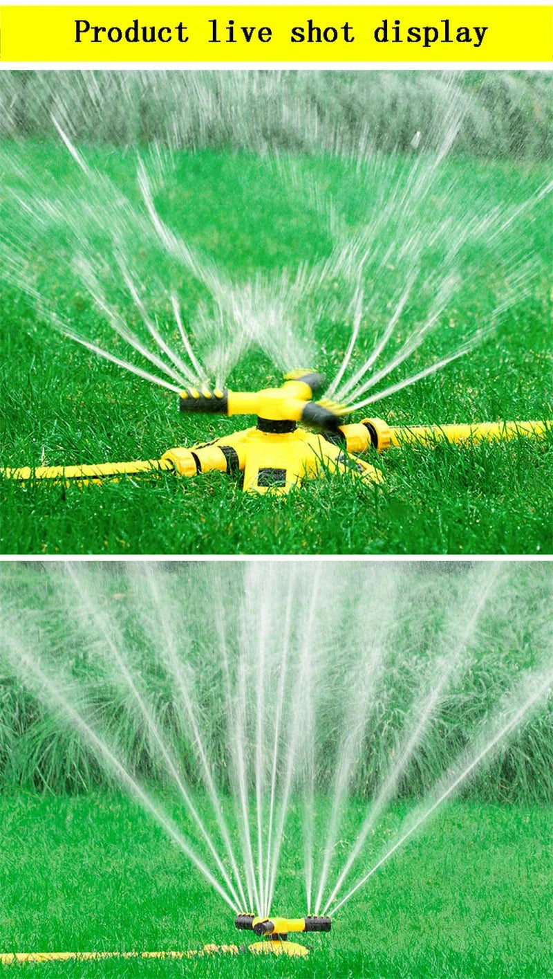 Automatic Rotating Trigeminal Sprinkler For Watering Gardening