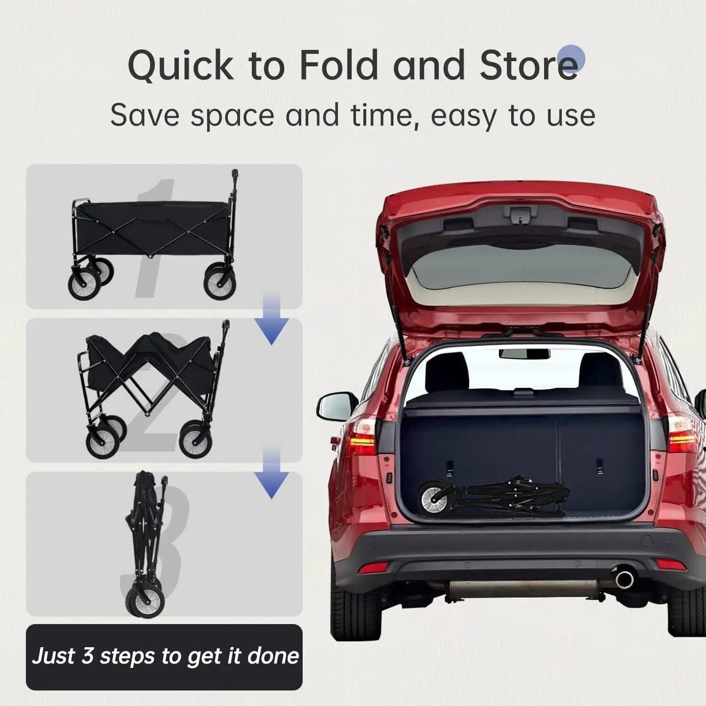 Heavy Duty Wheel Folding