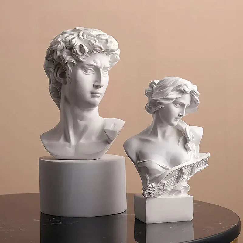 Resin Gypsum Bust Sculpture