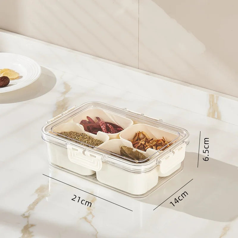 8 Grids Divided Serving Tray Storage box