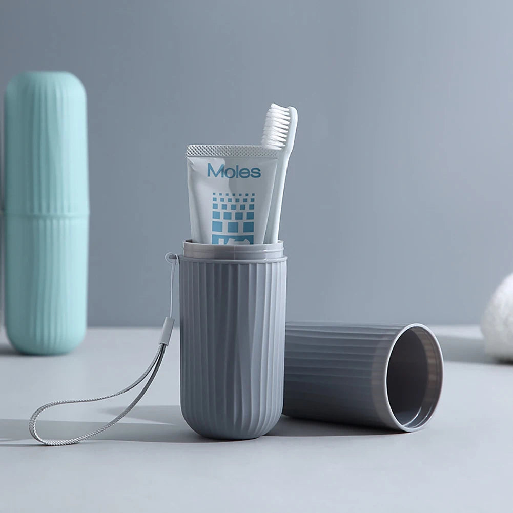 Travel Portable Toothbrush and Toothpaste Holder