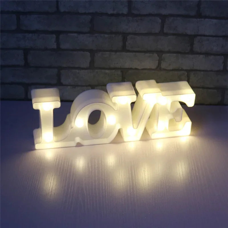 Personalized love lamp