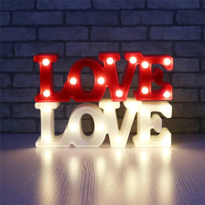 Personalized love lamp