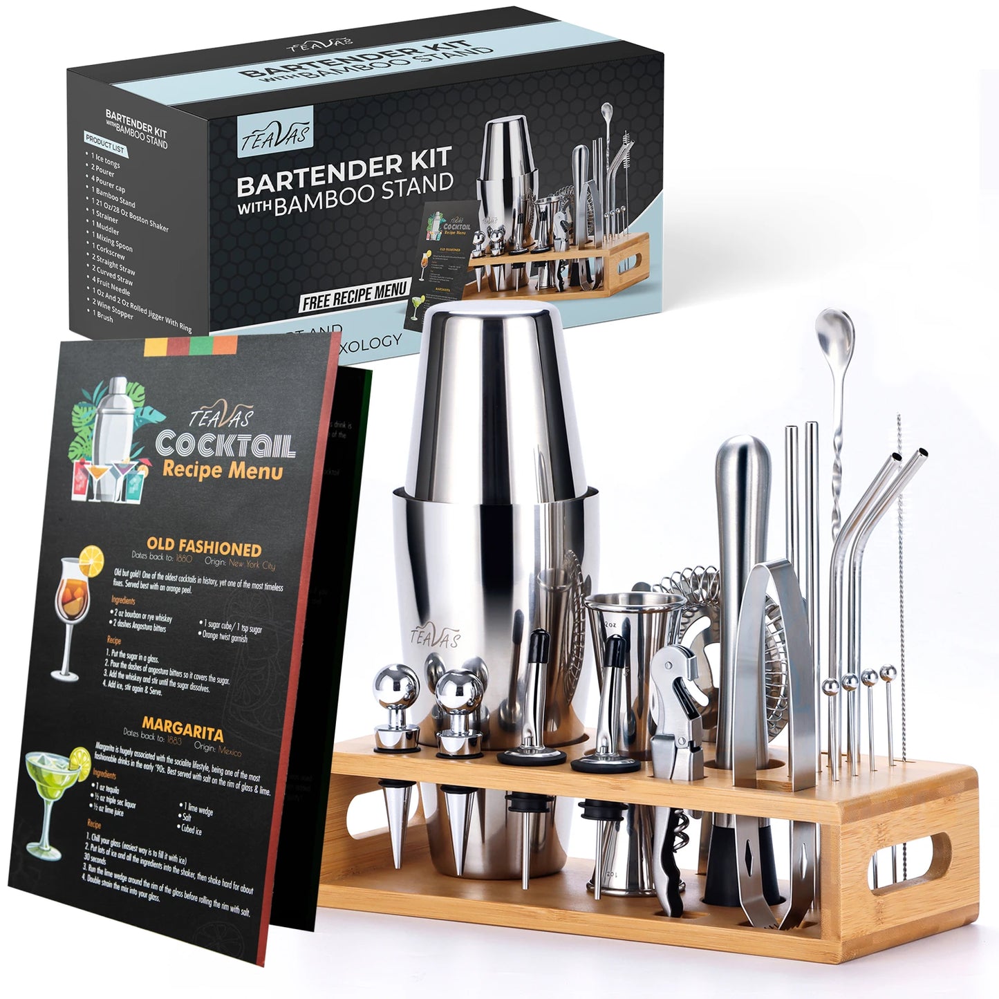 25 Pieces Mixology Bartender Kit