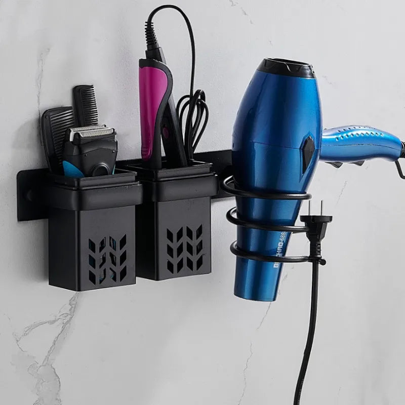 Wall-Mounted Hair Dryer Holder