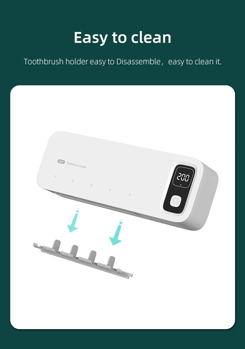 UV Toothbrush Sterilizer Rechargeable