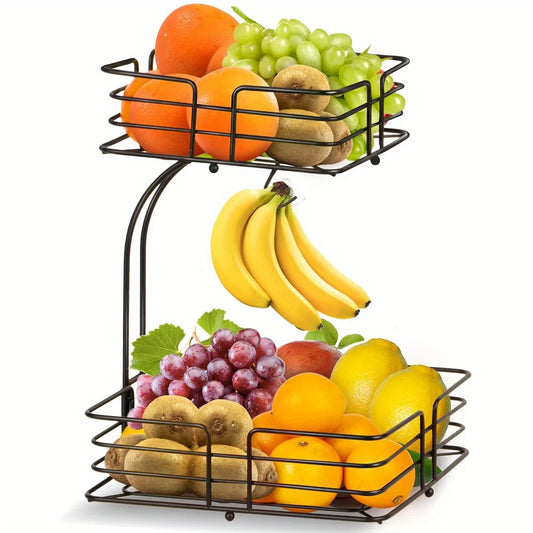 Double Layer Fruit Basket