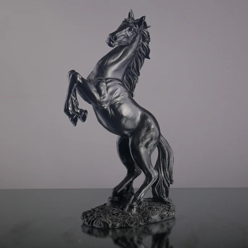 Nordic Horse Resin Statue