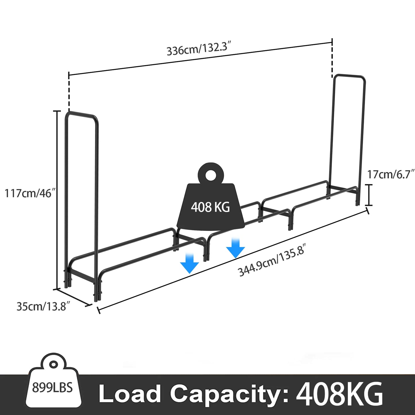 Metal Firewood Rack